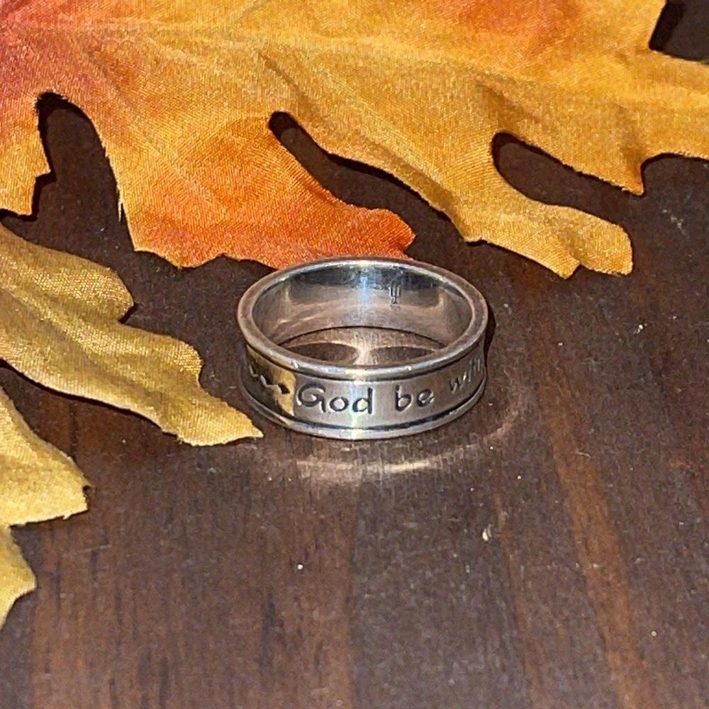 Retired James Avery Ring (God Be with us Together and Apart) Size 12